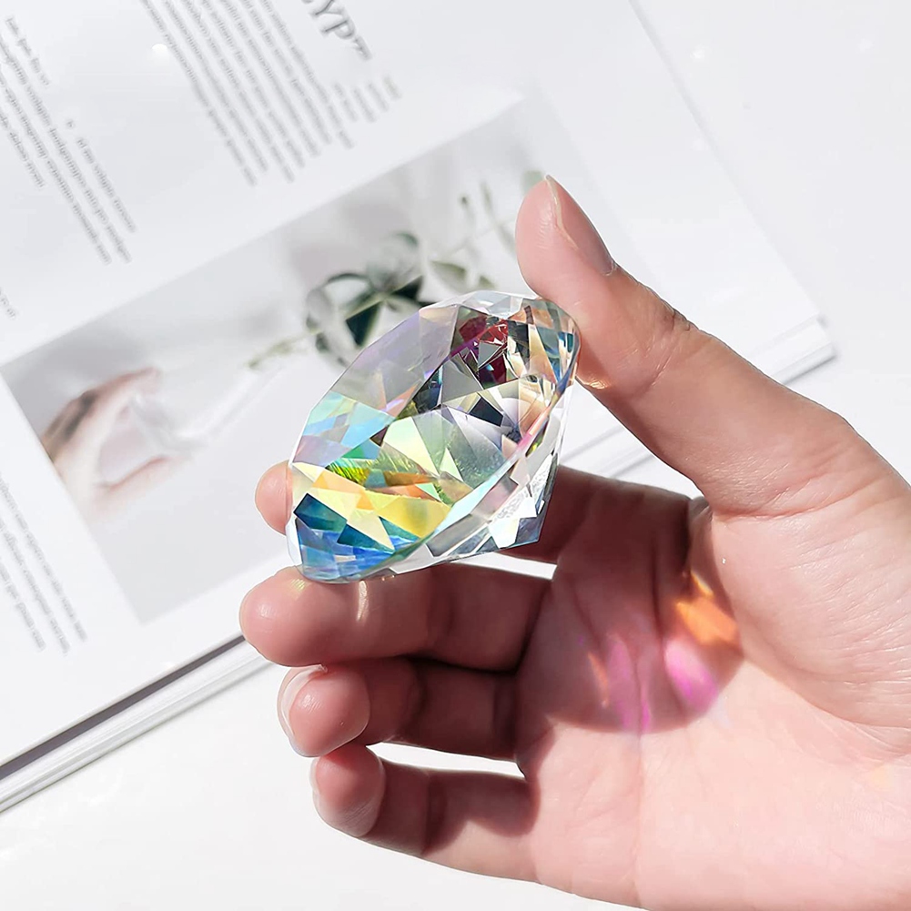 Paper Weight Crystal - AB46-2PCS 50 mm/ 2 pollici Fermacarte
