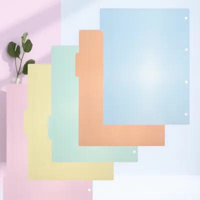 Tab Divider A4 - 10 divisori ad indicizzazione in plastica