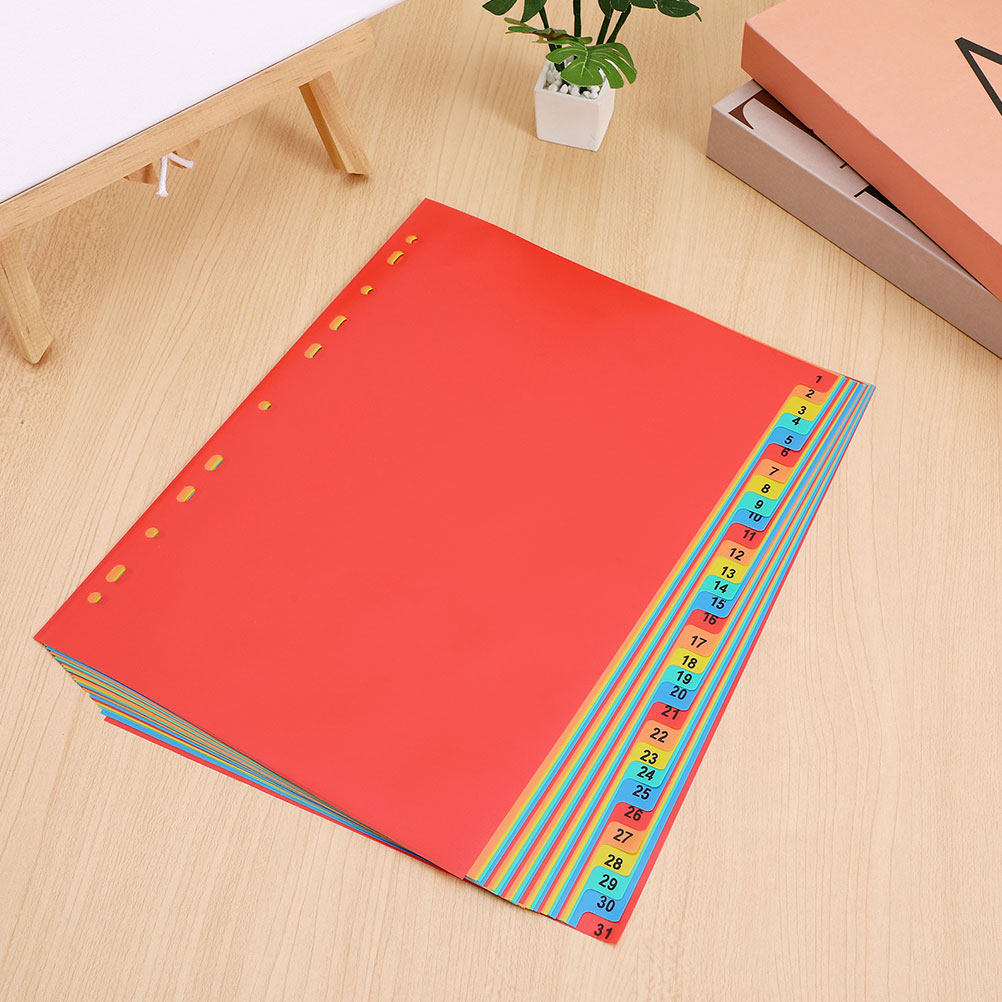 Tab Divider A4 - 2 set di divisori per raccoglitori