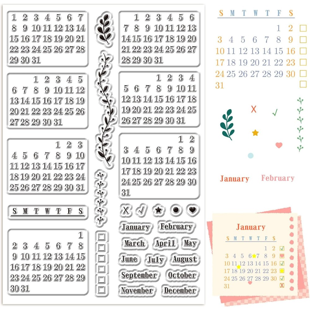 Fogli di timbri trasparenti pe - Rubber Date Stamp recensione e prezzo