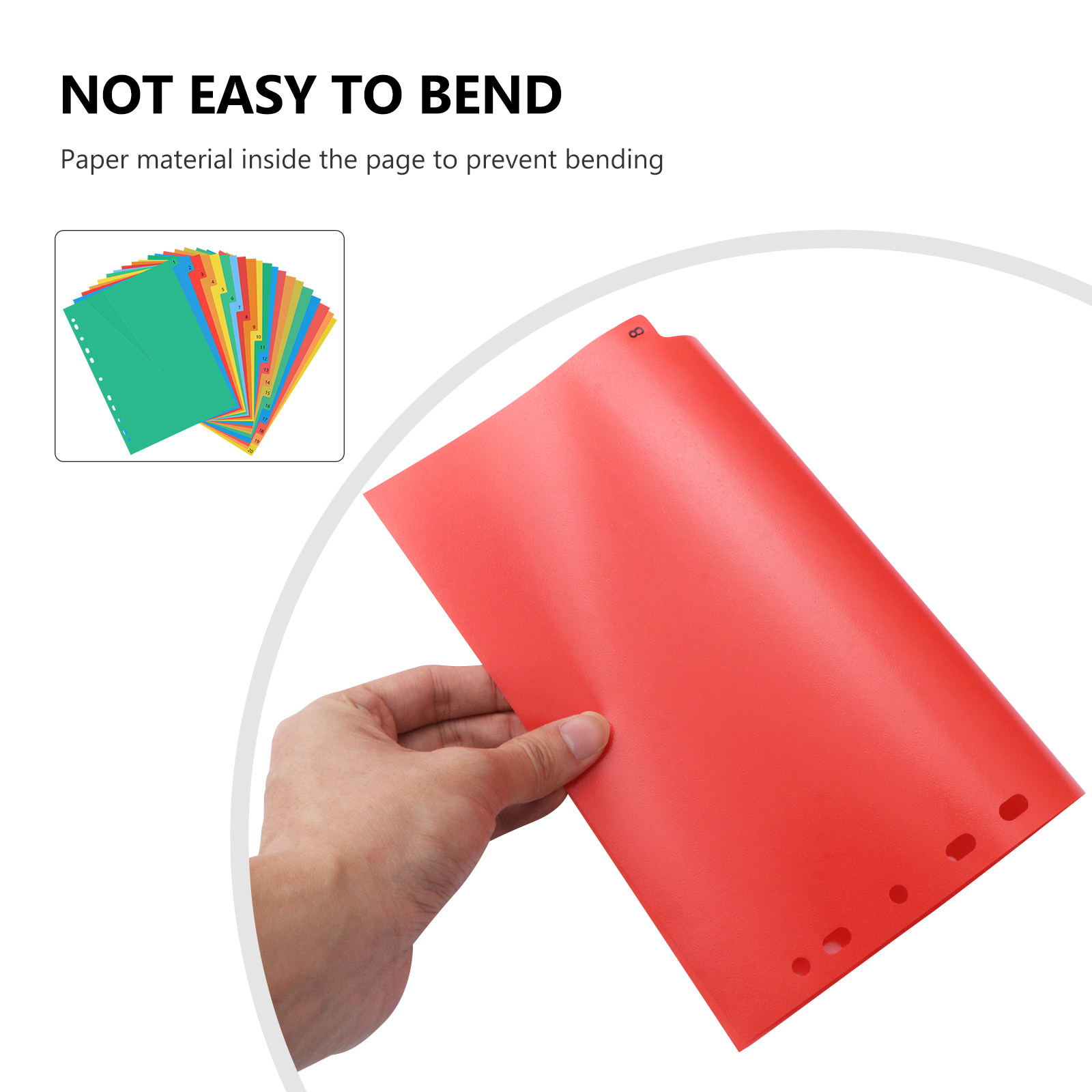 20 Divisori a linguetta in pla - Tab Divider A4 recensione e prezzo