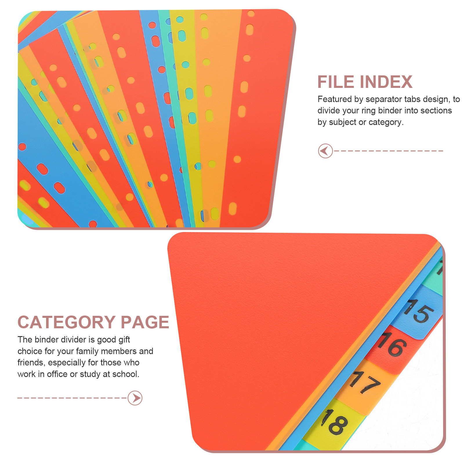 20 Fogli Divisori in Plastica  - Tab Divider A4 recensione e prezzo
