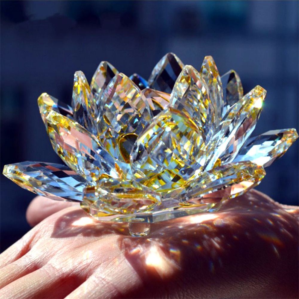 Figurina di fiori di loto di c - Paper Weight Crystal recensione e prezzo